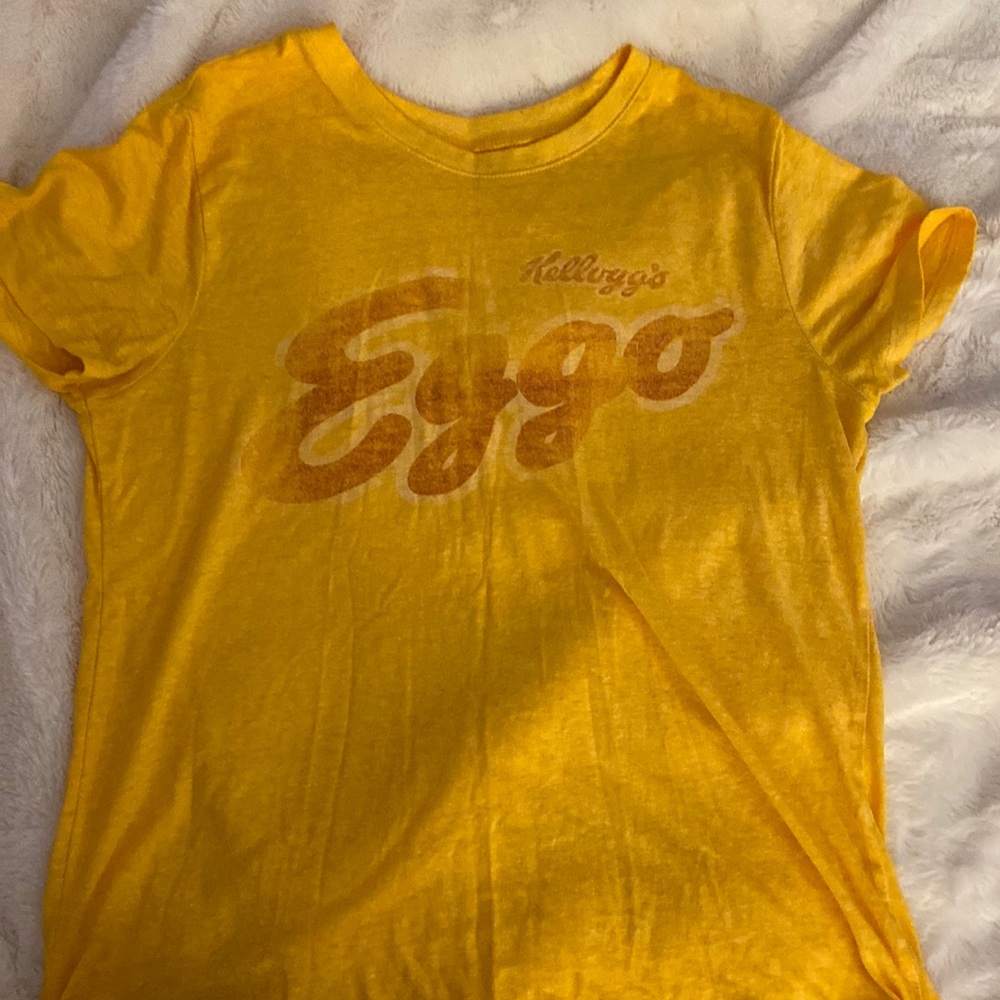 Woman’s small eggo shirt